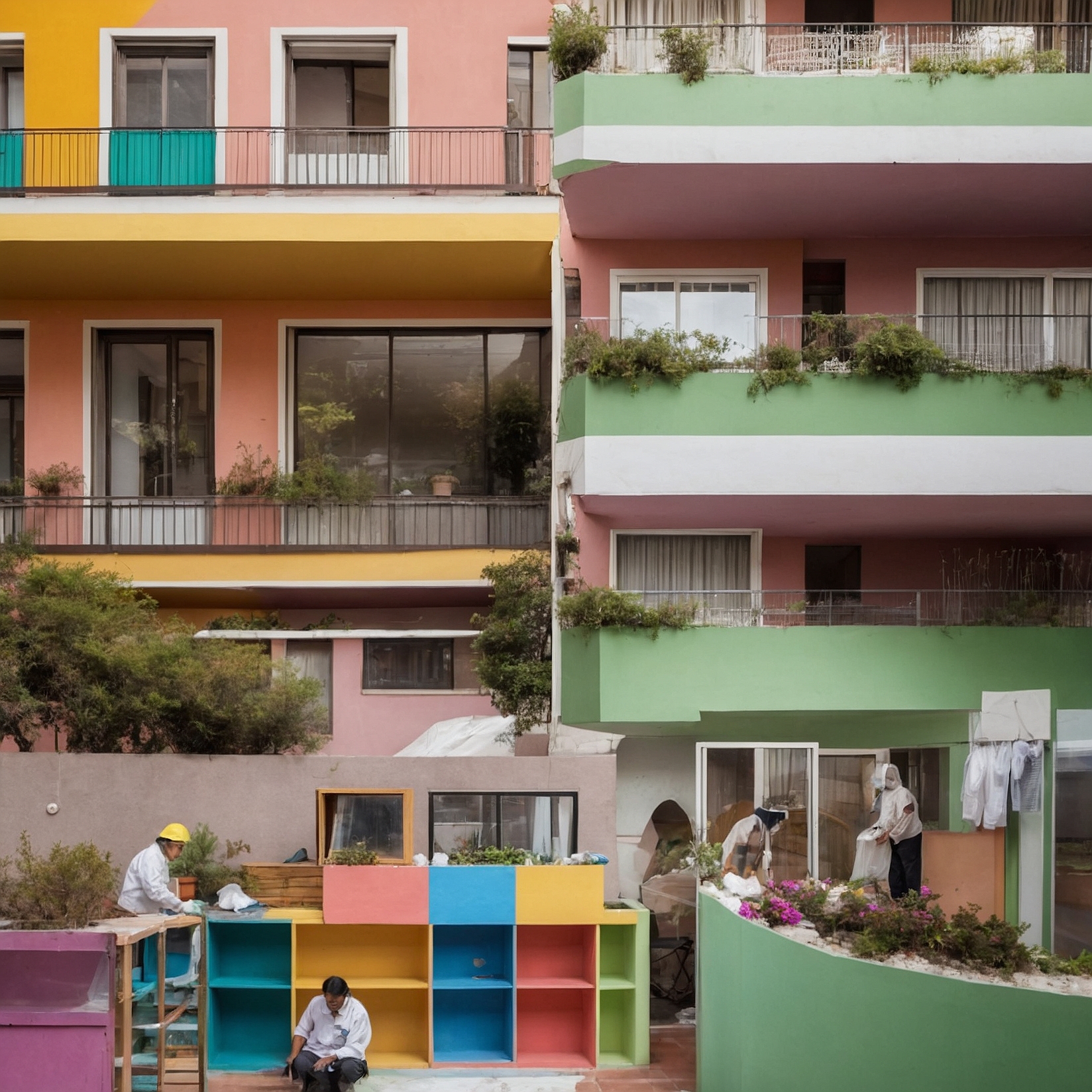Espacio organizado y limpio